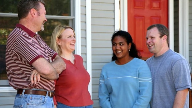 Do your neighbors come over to your house?