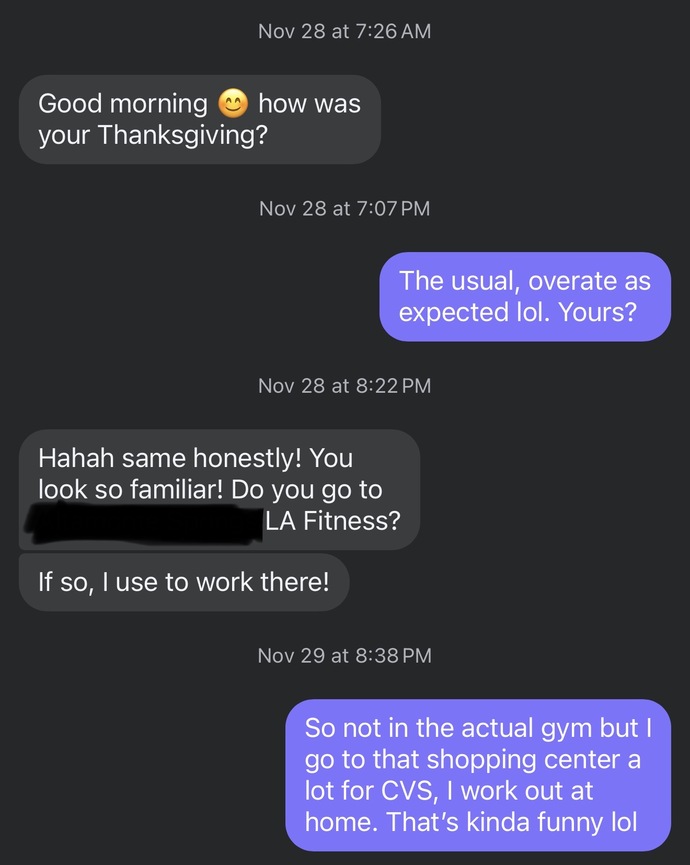 Was something said to justify getting ghosted out of the blue?