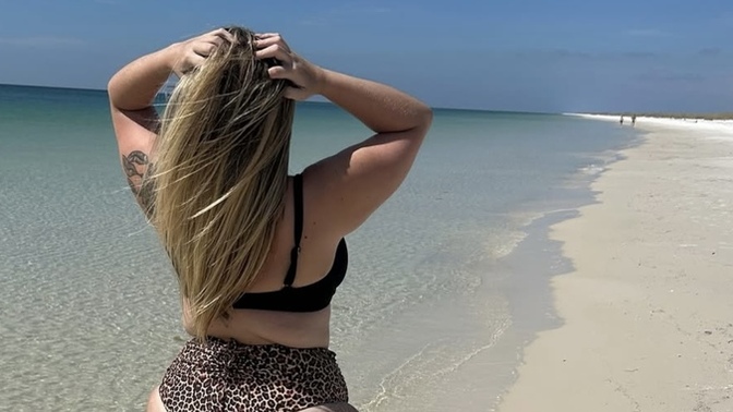 Girls, if you had a curvy butt like this would you wear this kind of bikini in public?