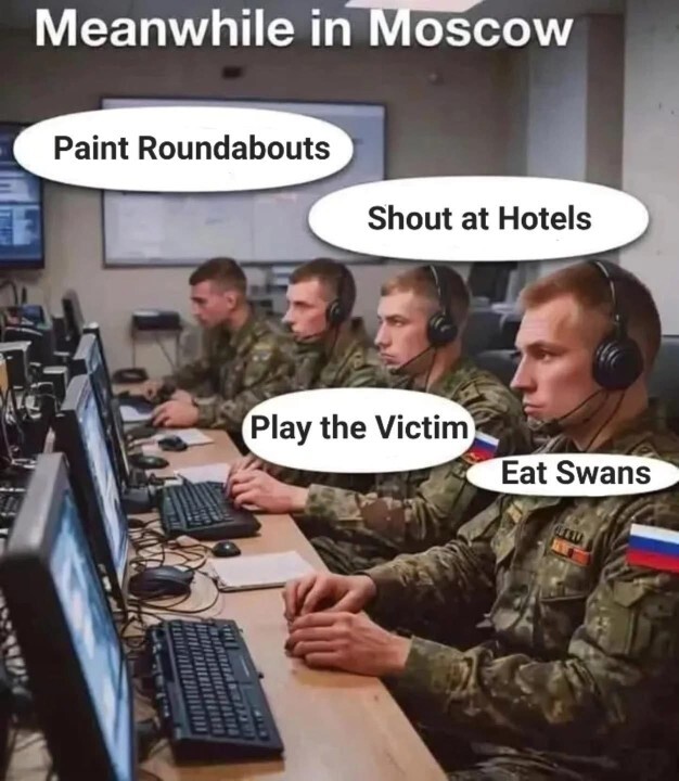 How many professional Russian trolls are there on GAG?