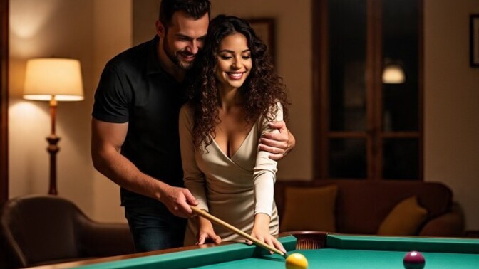 I have a pool table in my house. Should I teach you how to play billiards?