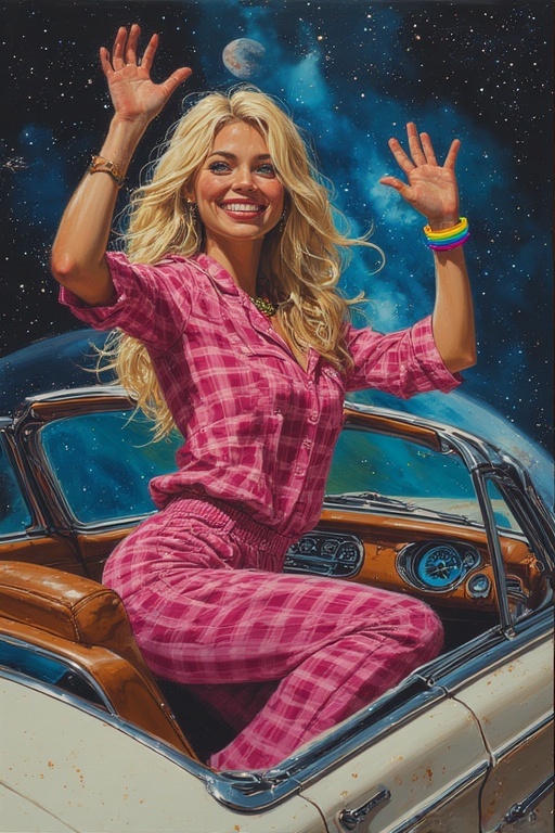 Actual simulation of Randoms overactive imagination that got her in trouble for daydreaming all the time