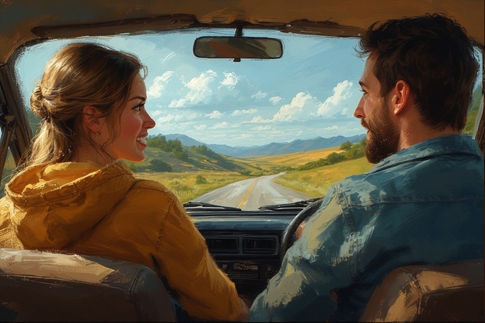 If you were stuck on a 10-hour road trip with a new date, what three conversational topics would you use to truly get to know them?