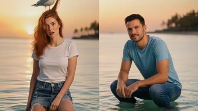 If you were to swim in the sea wearing the clothes you are wearing right now, what would it be?