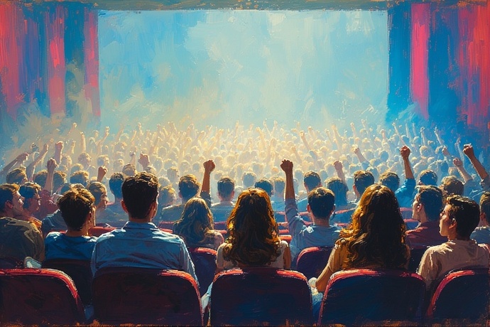 If your life were an ongoing movie and the audience was watching it in real-time, what would they be yelling for you to do with your life?