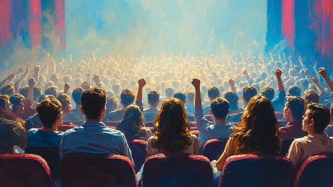 If your life were an ongoing movie and the audience was watching it in real-time, what would they be yelling for you to do with your life?
