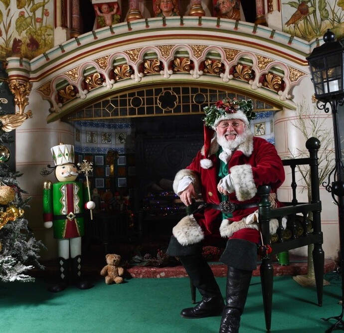 Santa lives permanently up your chimney. Am I right as usual?