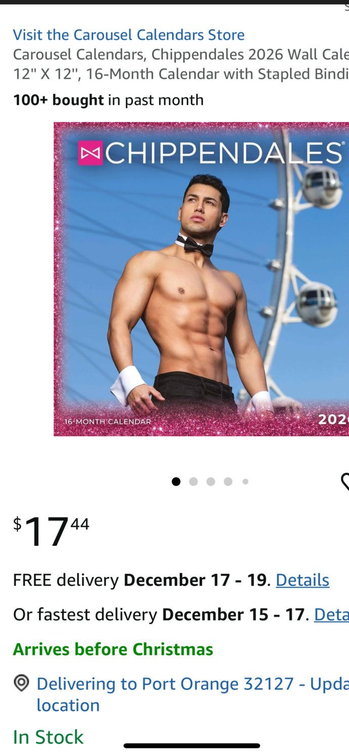 What calendar did you buy for 2026?