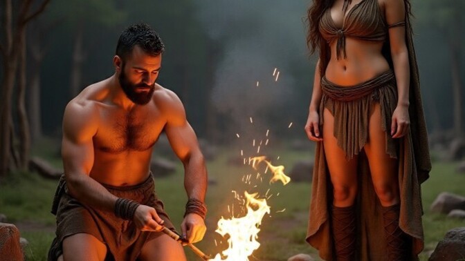 I lit a fire, what should we cook and eat?