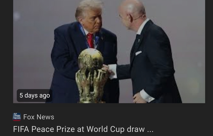 by the way, this FIFA guy is major grifter too