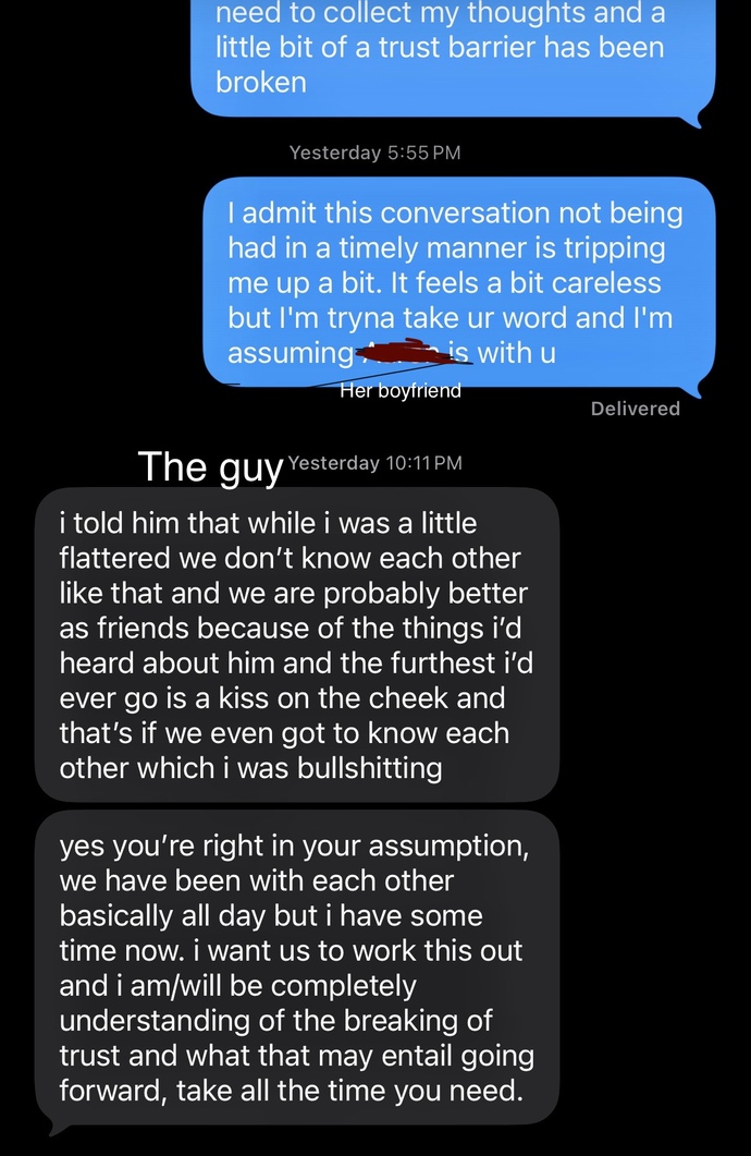 My best friend kissed my ex?