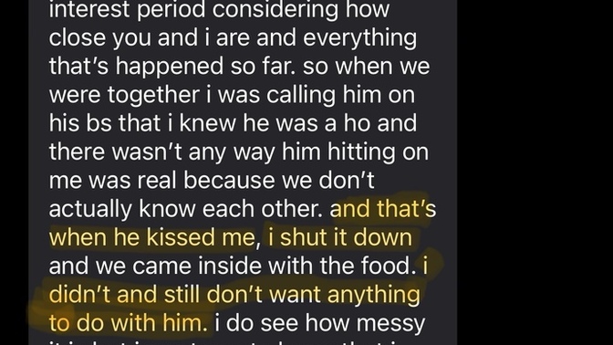 My best friend kissed my ex?