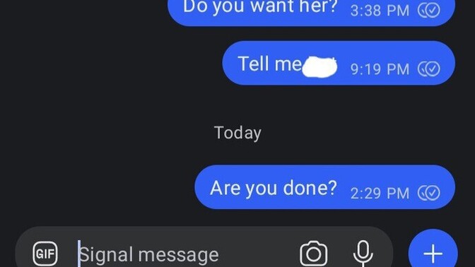 How do I know if someone blocked me on signal app?