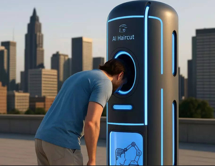 Instead Of Going To A Barber Shop, Hairdresser Or Hairstylist Would You Go To An AI Haircut Station?