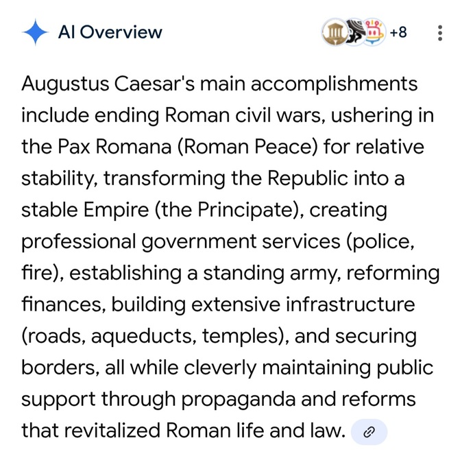 Was Augustus the greatest leader in Roman history?