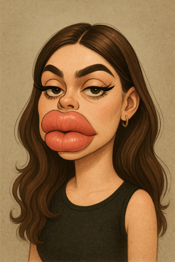 Why is everywhere filled with women who’ve had cosmetic procedures and silicone implants?