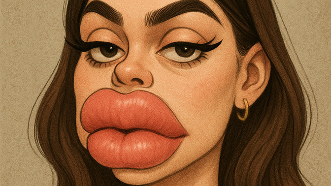 Why is everywhere filled with women who’ve had cosmetic procedures and silicone implants?