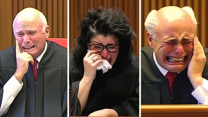 If guys cry more often in court, would they more accomodating sentences?
