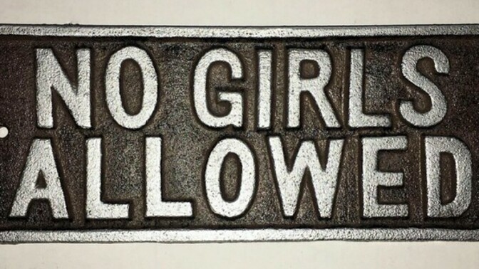 Why is it so important for certain demographics to eliminate male only spaces?