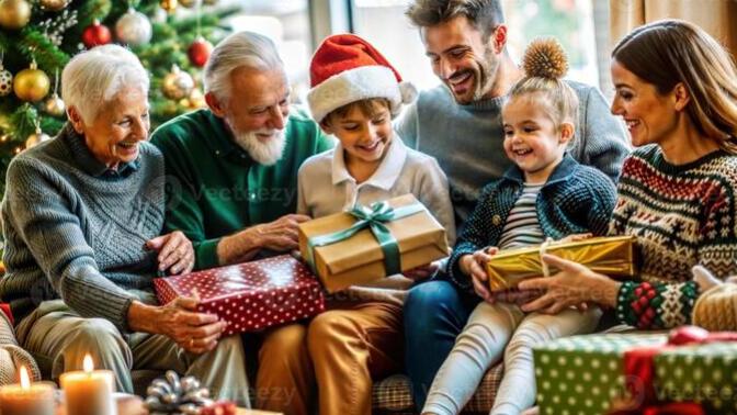 What time on Christmas Day do you start OPENING PRESENTS?