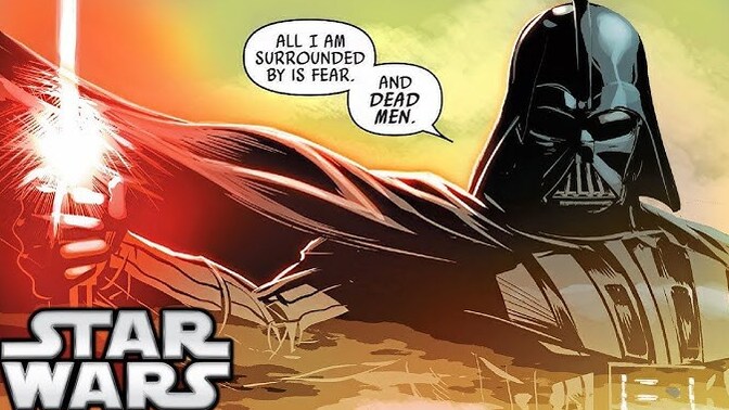 Why is darth vader so weak?