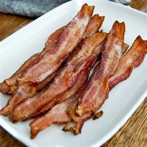 Crispy strips of bacon
