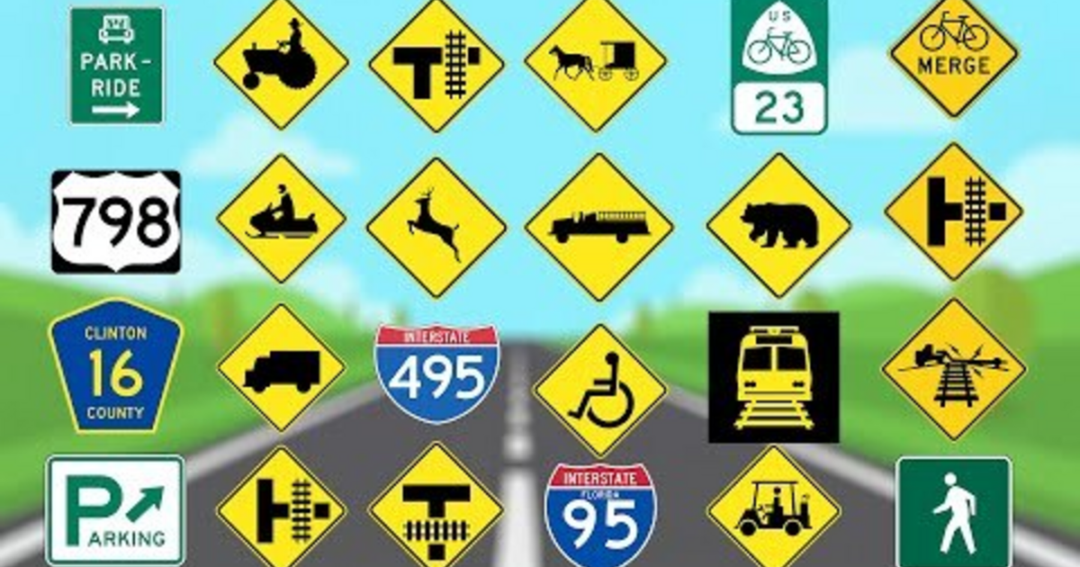 60 U. S. Everyday Road Signs ☢️ - Can You Recognize All Of Them ...