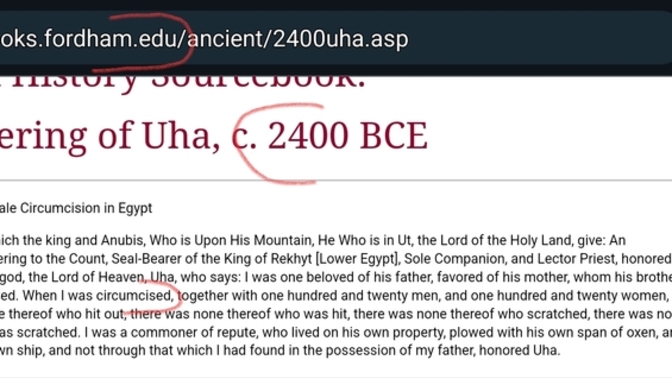 How ancient are Jews? 2400 B. C?