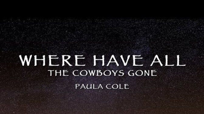 Where HAVE all the cowboys gone?