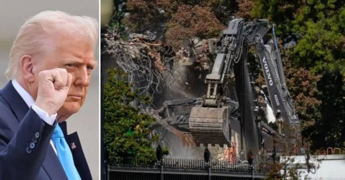 Trump and the demolishment of the East Wing of the Peoples House