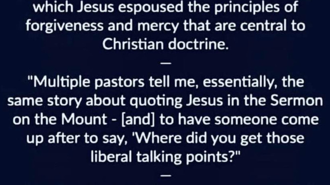 How did the "Sermon on the Mount" become political?
