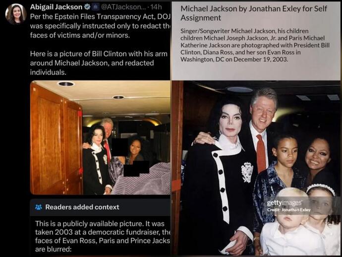 Have you seen this photo supposedly from the Epstein files?