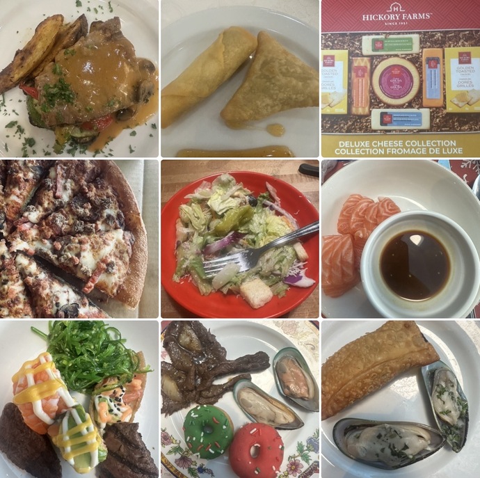 This is all the food I had in December. Which is your favourite?