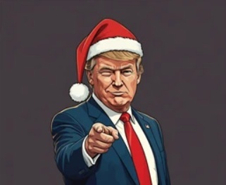 Would you allow your young daughter to spend a weekend with Santa Trump?