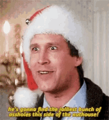 When Santa squeezes his fat white ass down your chimney tonight who is he gonna find?