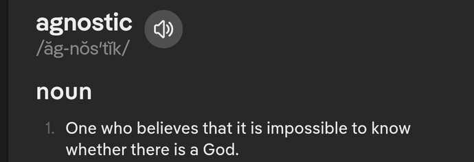 Are you an atheist or agnostic?