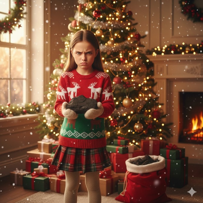 Santa Trump suggested giving coal to a child on Christmas. Would you be happy with the gift of coal?
