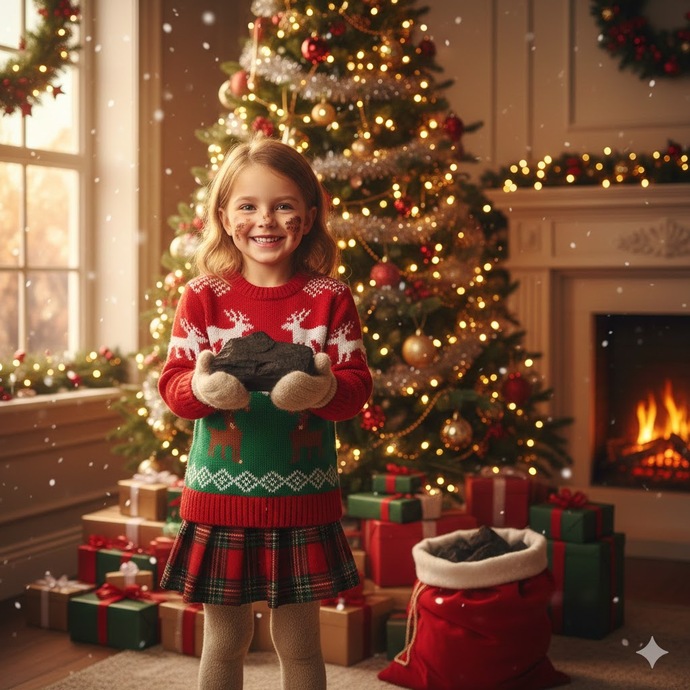 Santa Trump suggested giving coal to a child on Christmas. Would you be happy with the gift of coal?