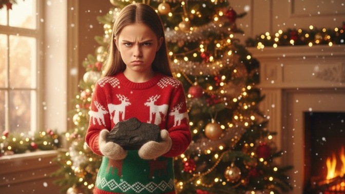 Santa Trump suggested giving coal to a child on Christmas. Would you be happy with the gift of coal?