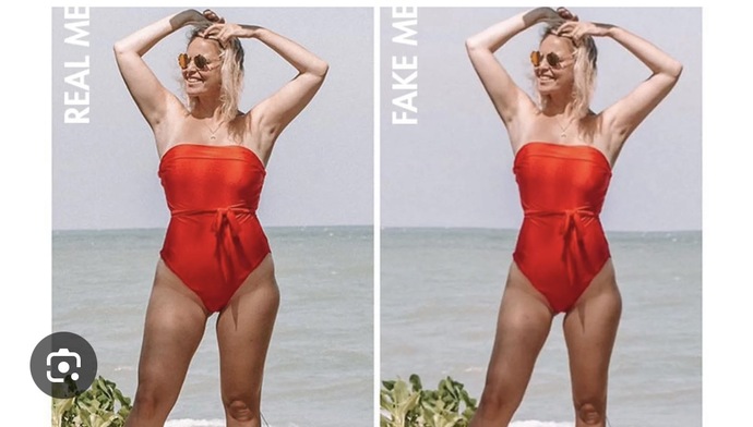Quick question! Do men know majority of women photoshopped their pictures on Instagram like altering their waists, etc?