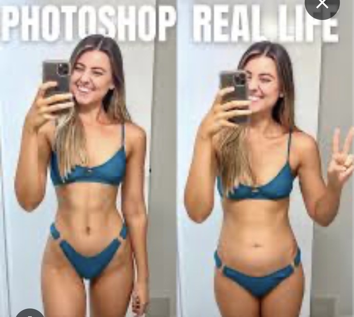 Quick question! Do men know majority of women photoshopped their pictures on Instagram like altering their waists, etc?