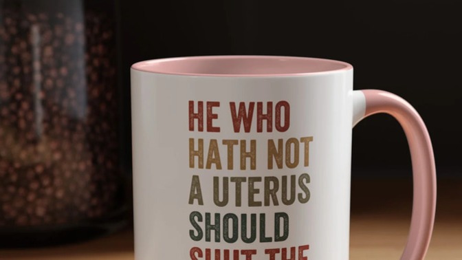 Is a man who uses this coffee mug a simp?