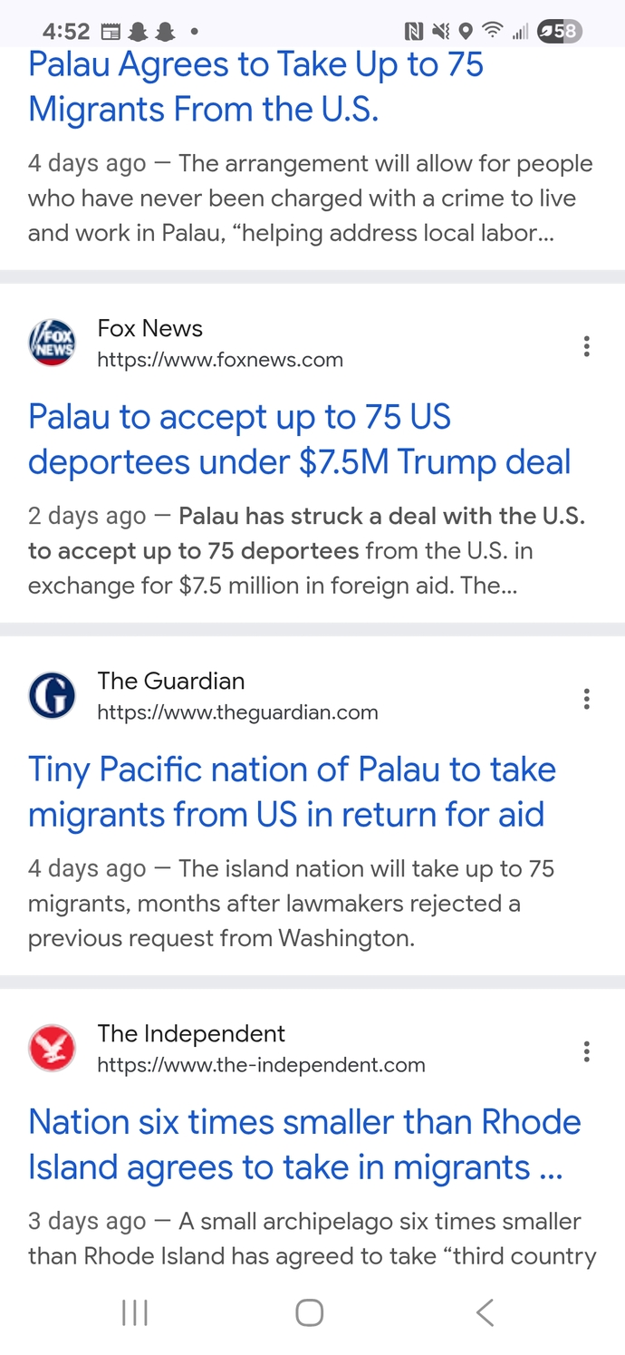 What are your thoughts on Palau taking third world migrants?