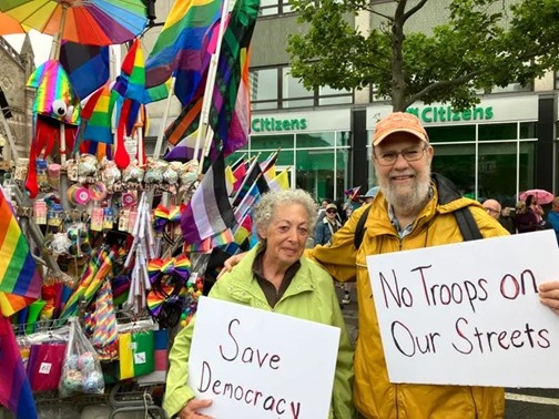 If a Dr. asks if I have a history of mental illness in my family, should I mention my sis going to a "no kings" protest thinking it made a difference?