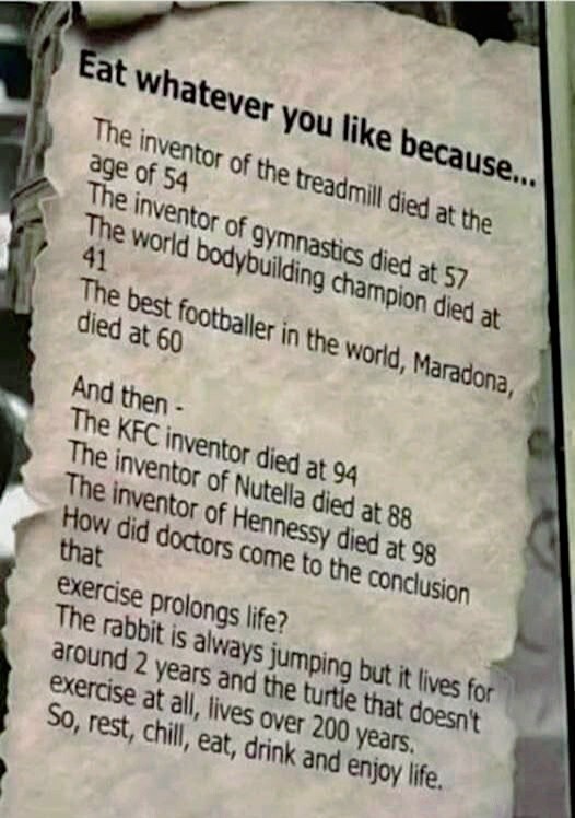 Do you watch what you eat or do you just dive in?