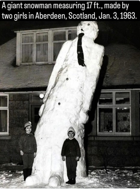 Whats the biggest snowman youve built?
