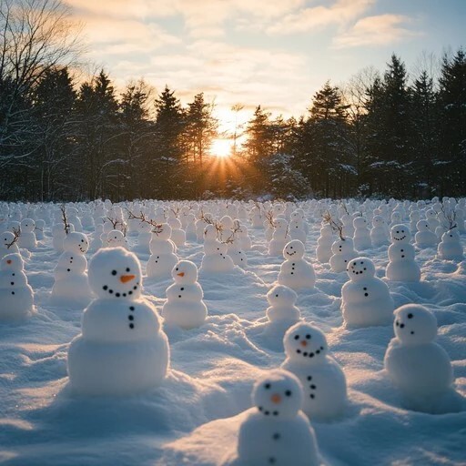 What's the biggest snowman you've built?