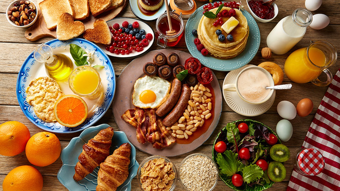 You’re the last one awake, so you get to choose breakfast…without having to cook. What are you picking?