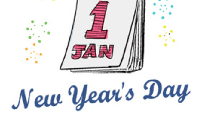 What's the FIRST THING you did on NEW YEARS DAY?