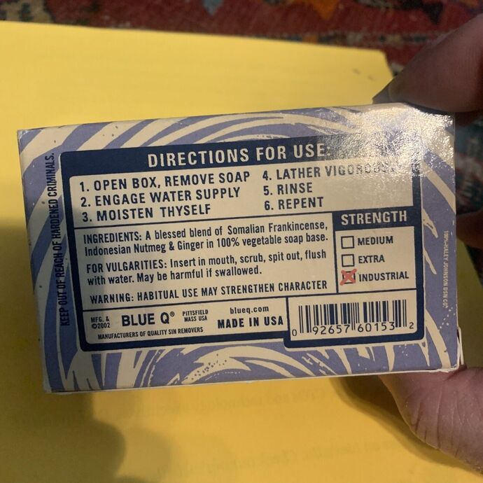 What kind of soap do you use for washing your de-twat? ?